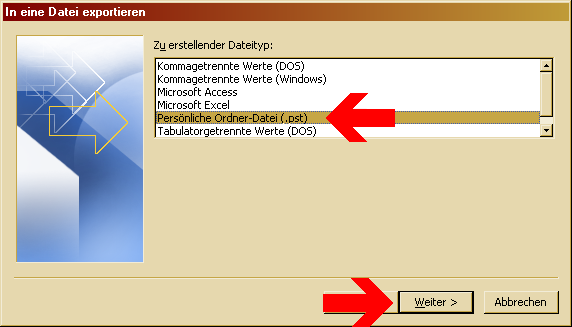 Klienten für den Kalenderserver